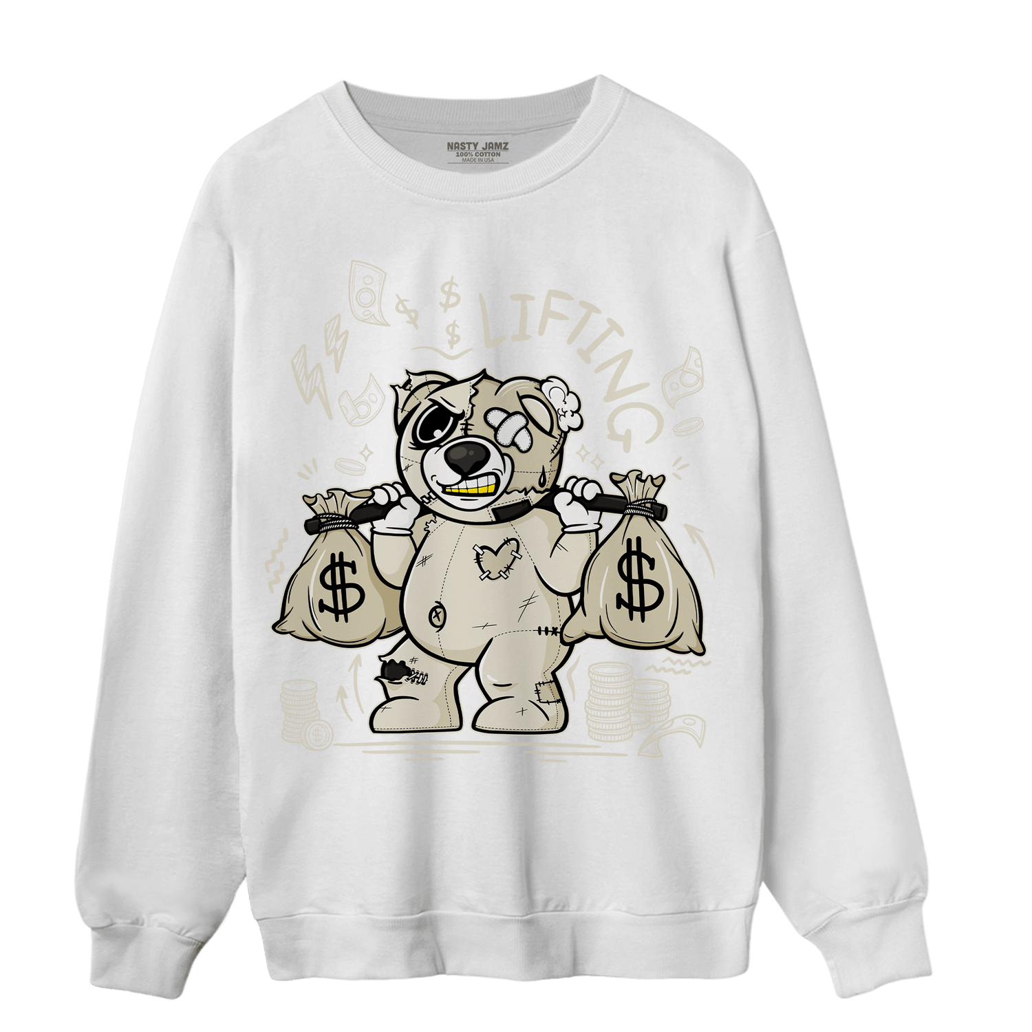 Gratitude 11s Sweatshirt Match Money Lifting BER - NastyJamz