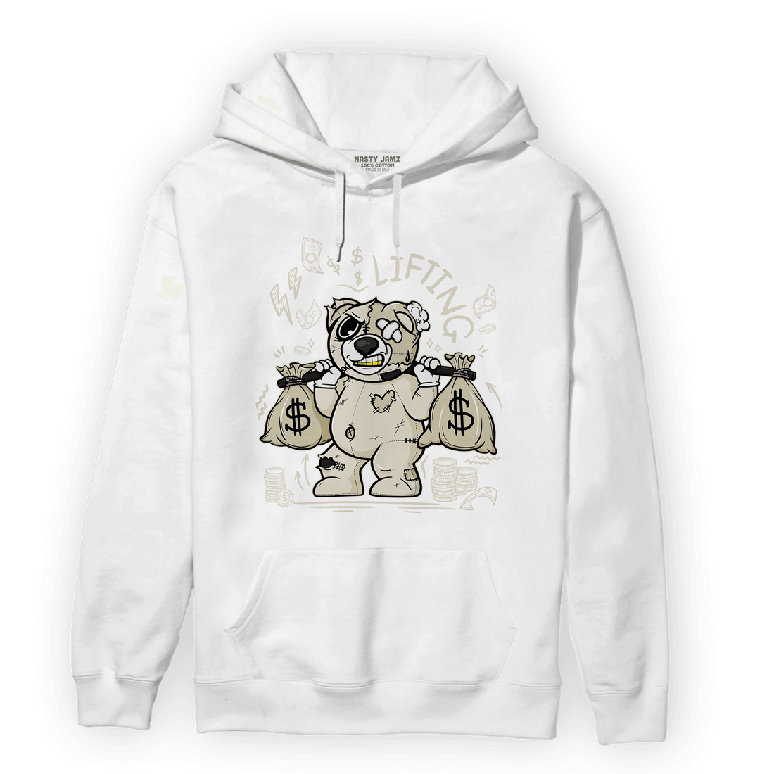 Gratitude 11s Hoodie Match Money Lifting BER - NastyJamz