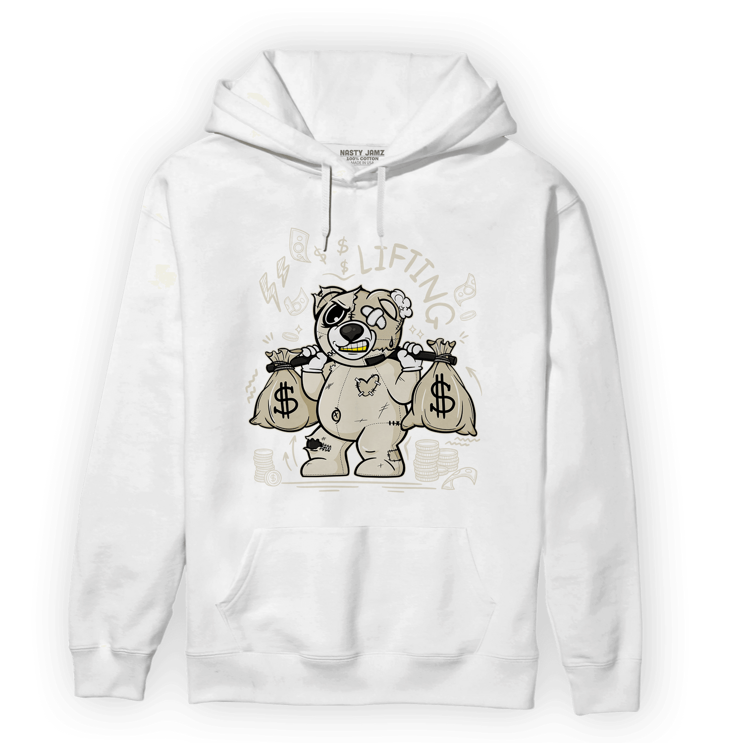 Gratitude 11s Hoodie Match Money Lifting BER - NastyJamz