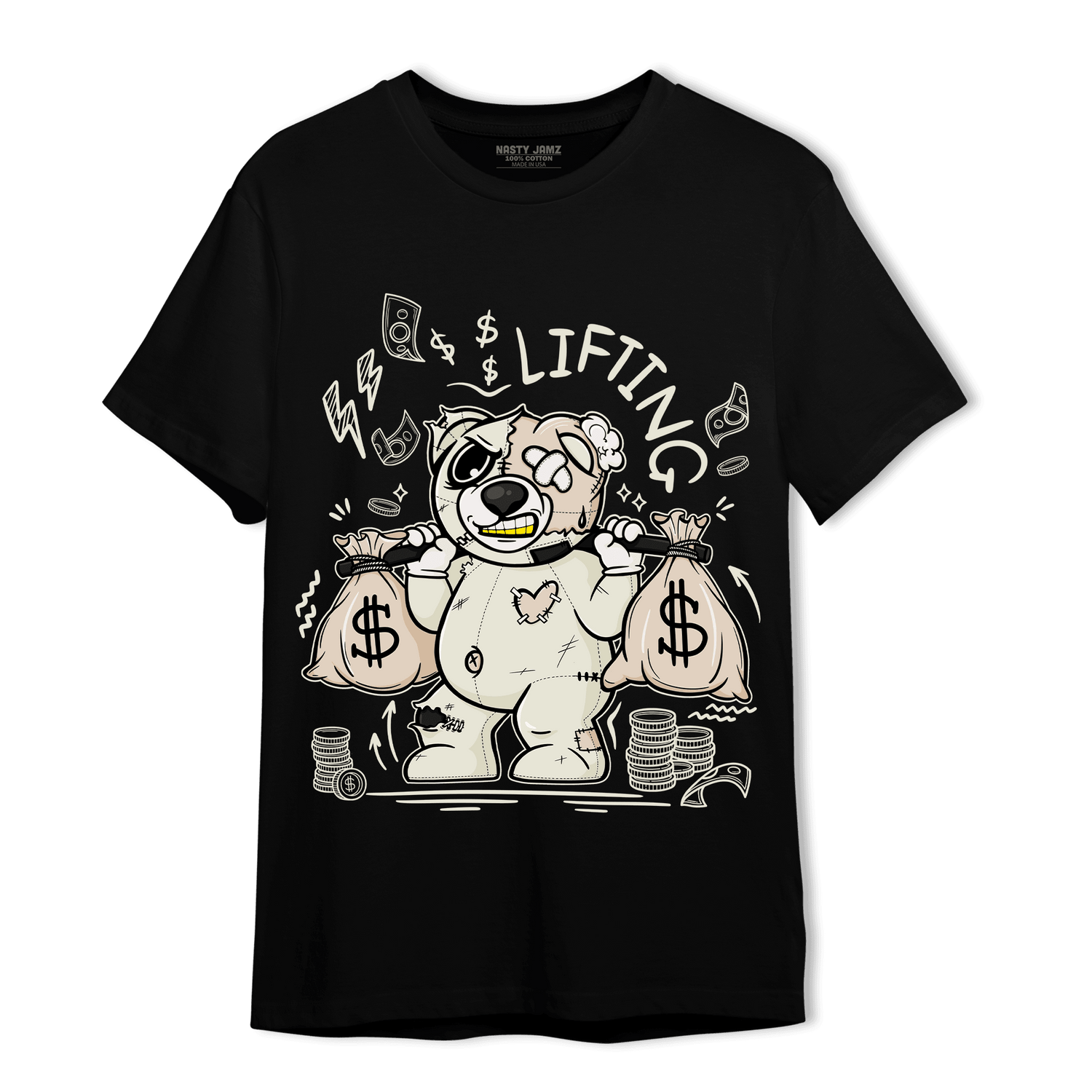 Neapolitan 11s T Shirt Match Money Lifting BER - NastyJamz