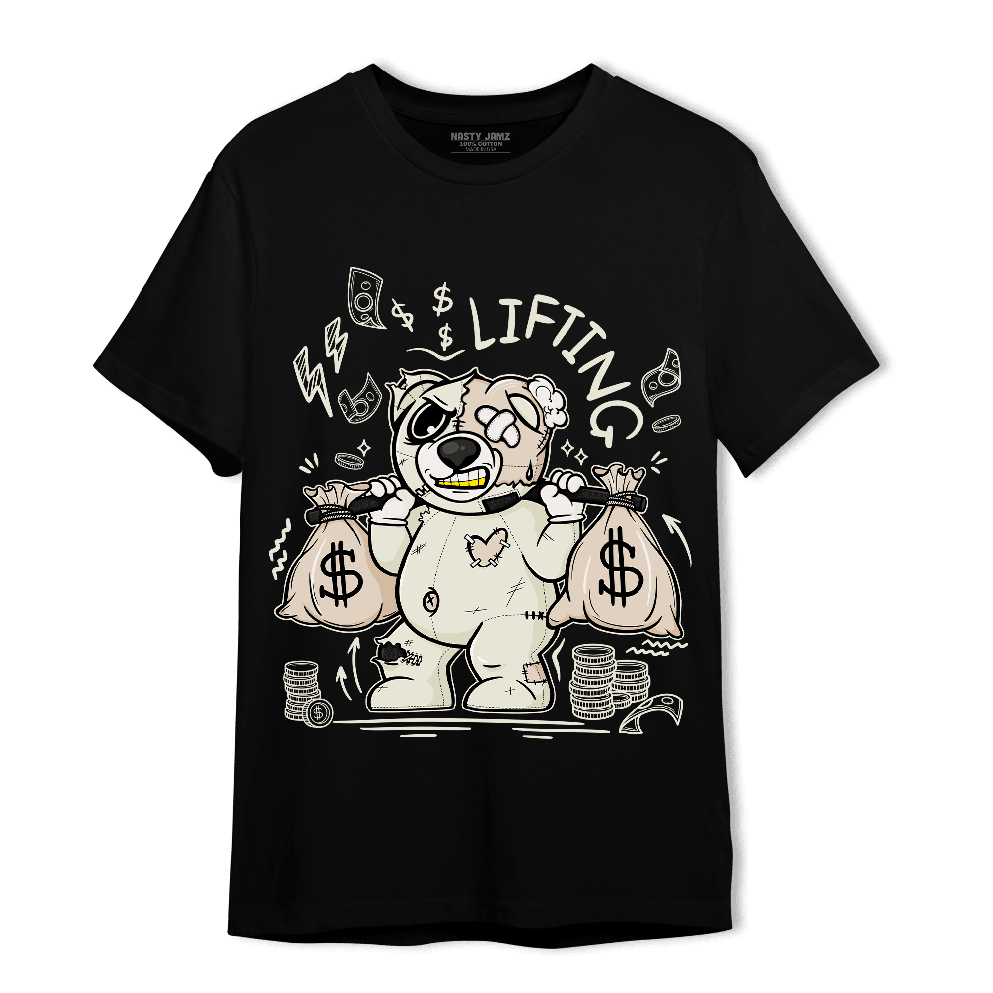 Neapolitan 11s T Shirt Match Money Lifting BER - NastyJamz