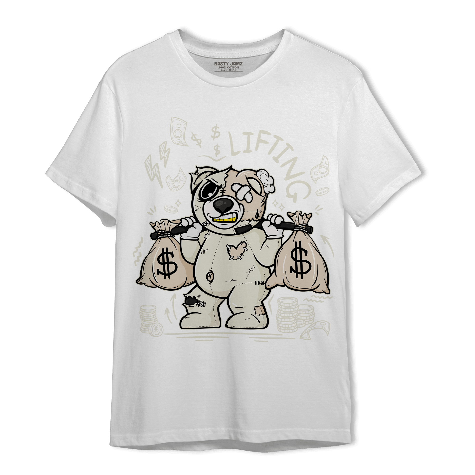 Neapolitan 11s T Shirt Match Money Lifting BER - NastyJamz