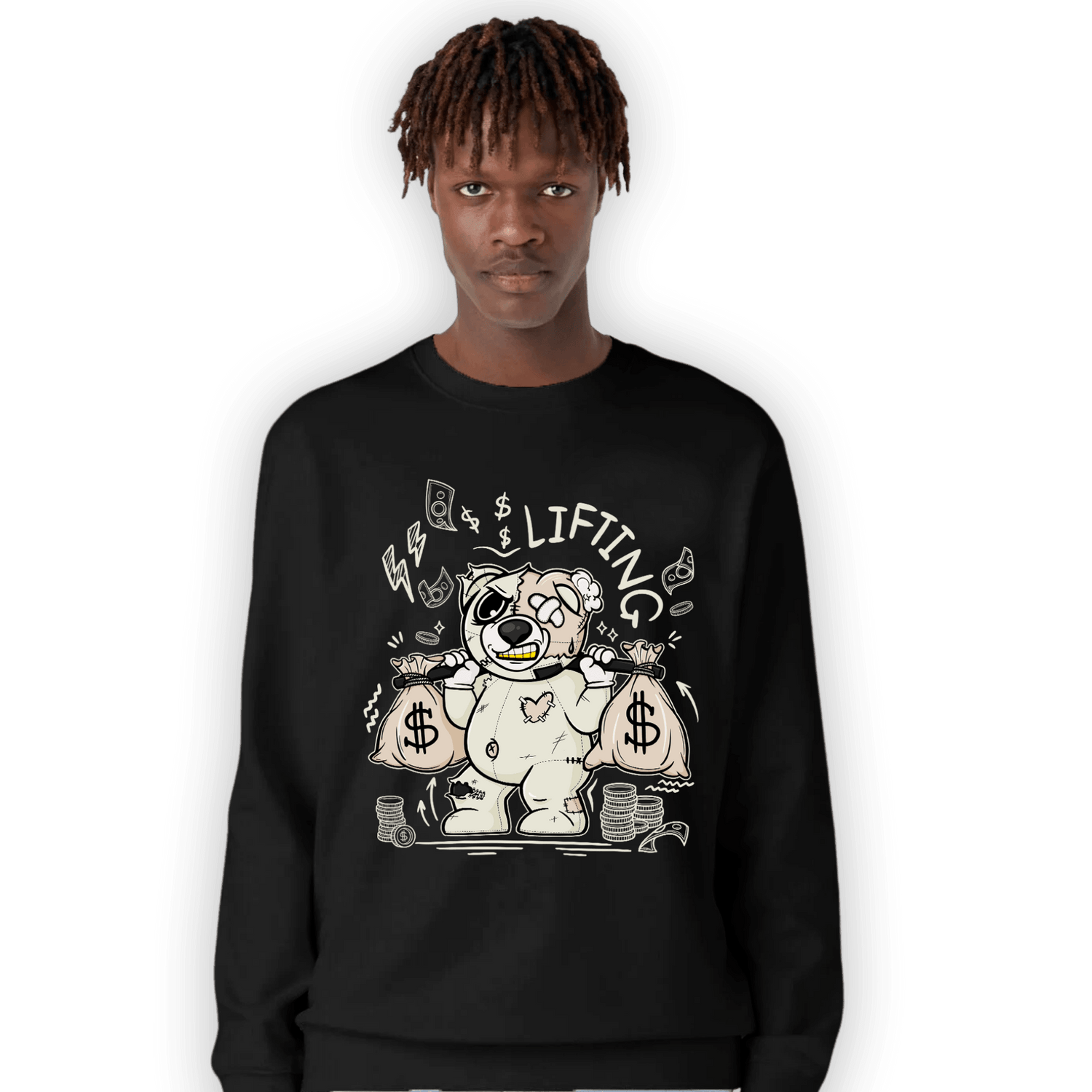 Neapolitan 11s Sweatshirt Match Money Lifting BER - NastyJamz