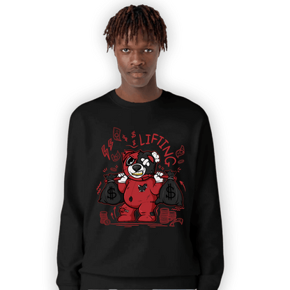 Cherry 12s Sweatshirt Match Money Lifting BER - NastyJamz