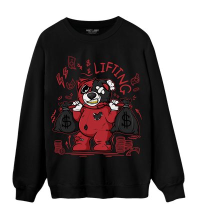 Cherry 12s Sweatshirt Match Money Lifting BER - NastyJamz