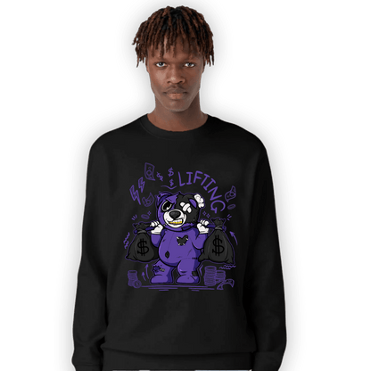 Field Purple 12s Sweatshirt Match Money Lifting BER - NastyJamz