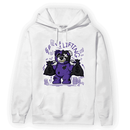 Field Purple 12s Hoodie Match Money Lifting BER - NastyJamz