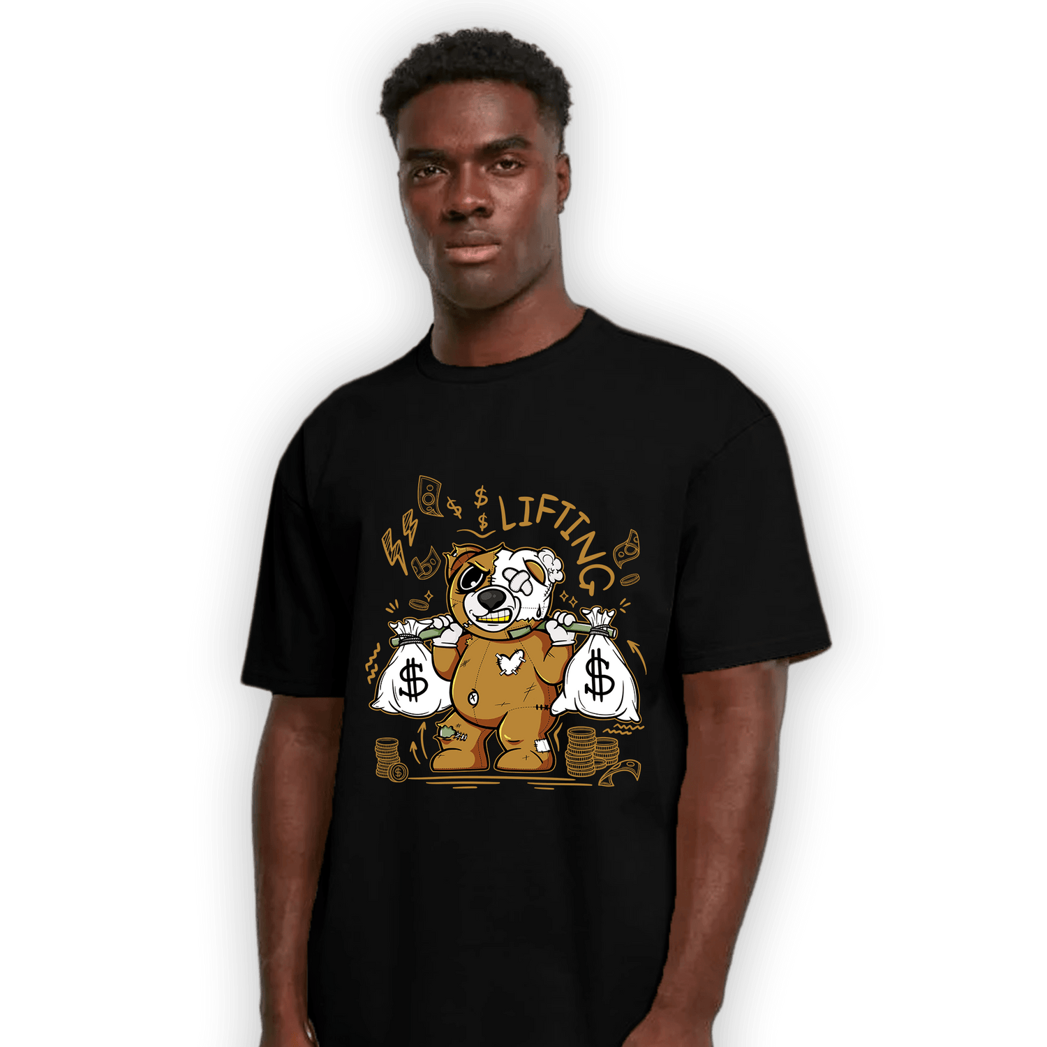 Wheat 13s T Shirt Match Money Lifting BER - NastyJamz