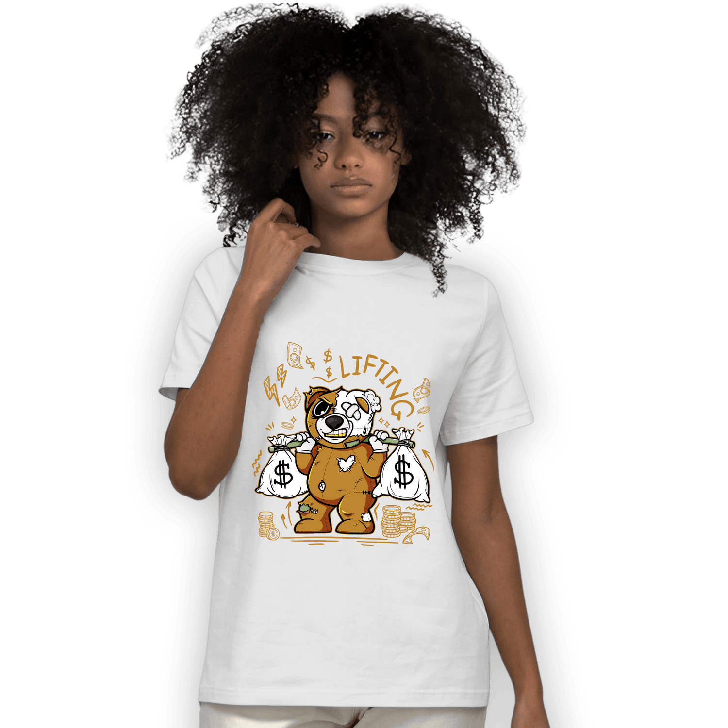 Wheat 13s T Shirt Match Money Lifting BER - NastyJamz
