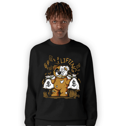 Wheat 13s Sweatshirt Match Money Lifting BER - NastyJamz