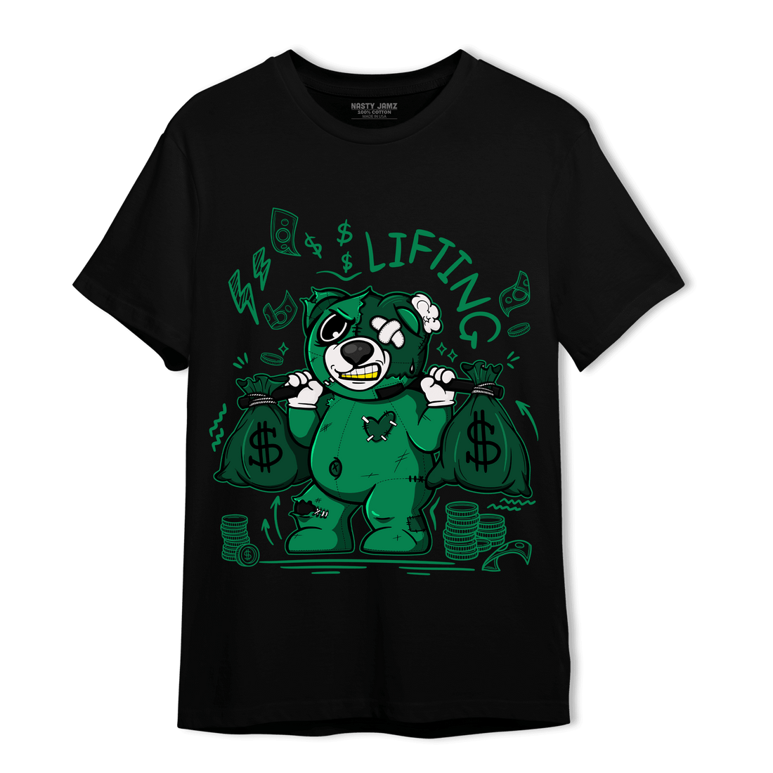 Celtic Lucky Green 1s T Shirt Match Money Lifting BER - NastyJamz