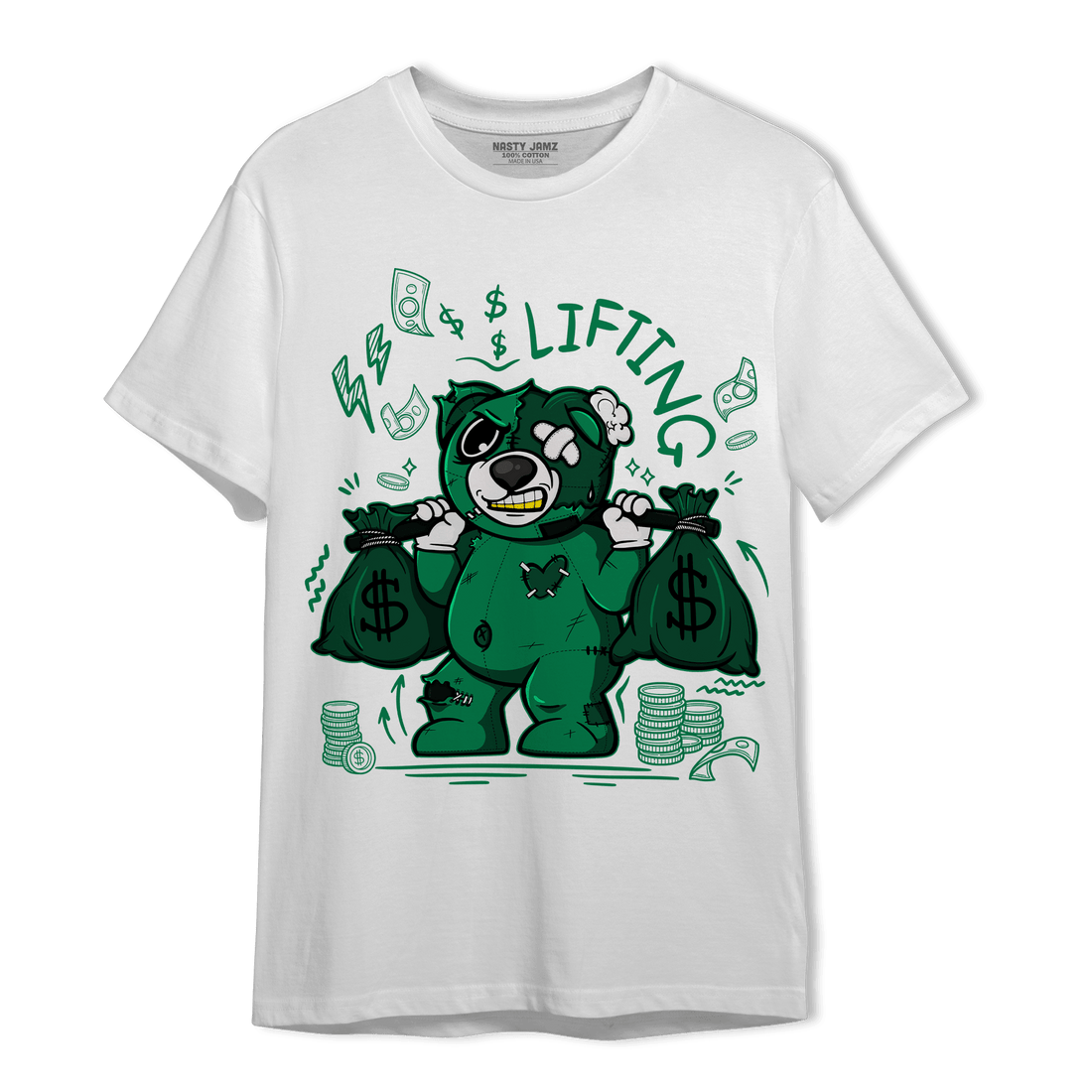 Celtic Lucky Green 1s T Shirt Match Money Lifting BER - NastyJamz
