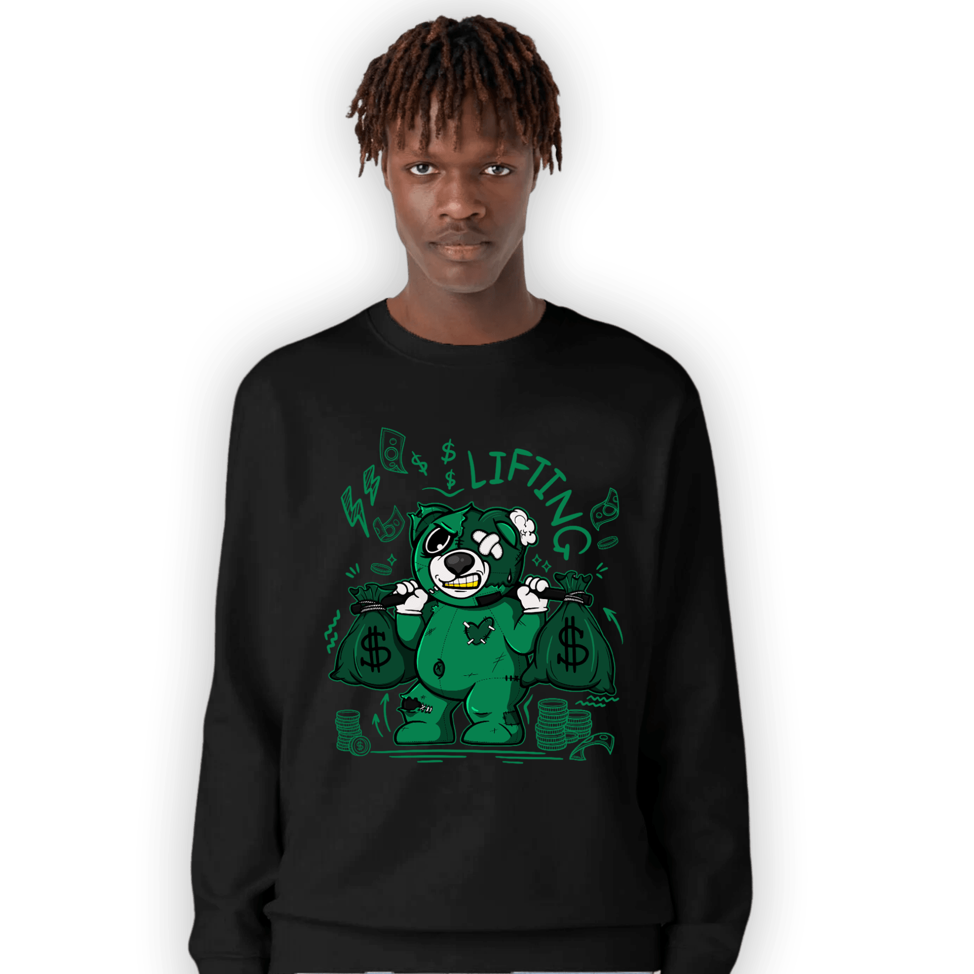 Celtic Lucky Green 1s Sweatshirt Match Money Lifting BER - NastyJamz