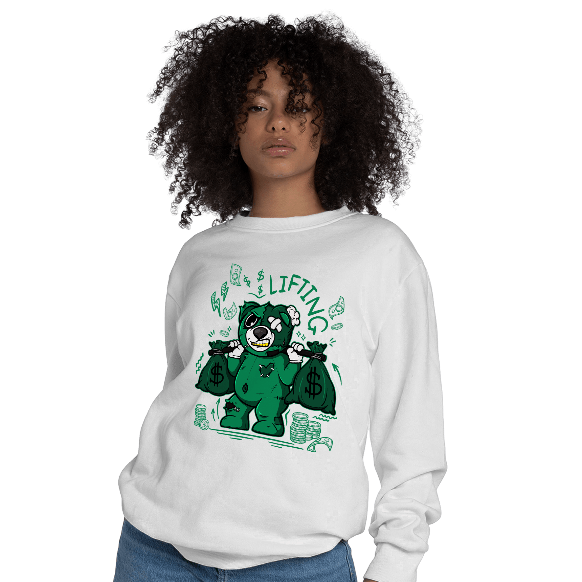 Celtic Lucky Green 1s Sweatshirt Match Money Lifting BER - NastyJamz