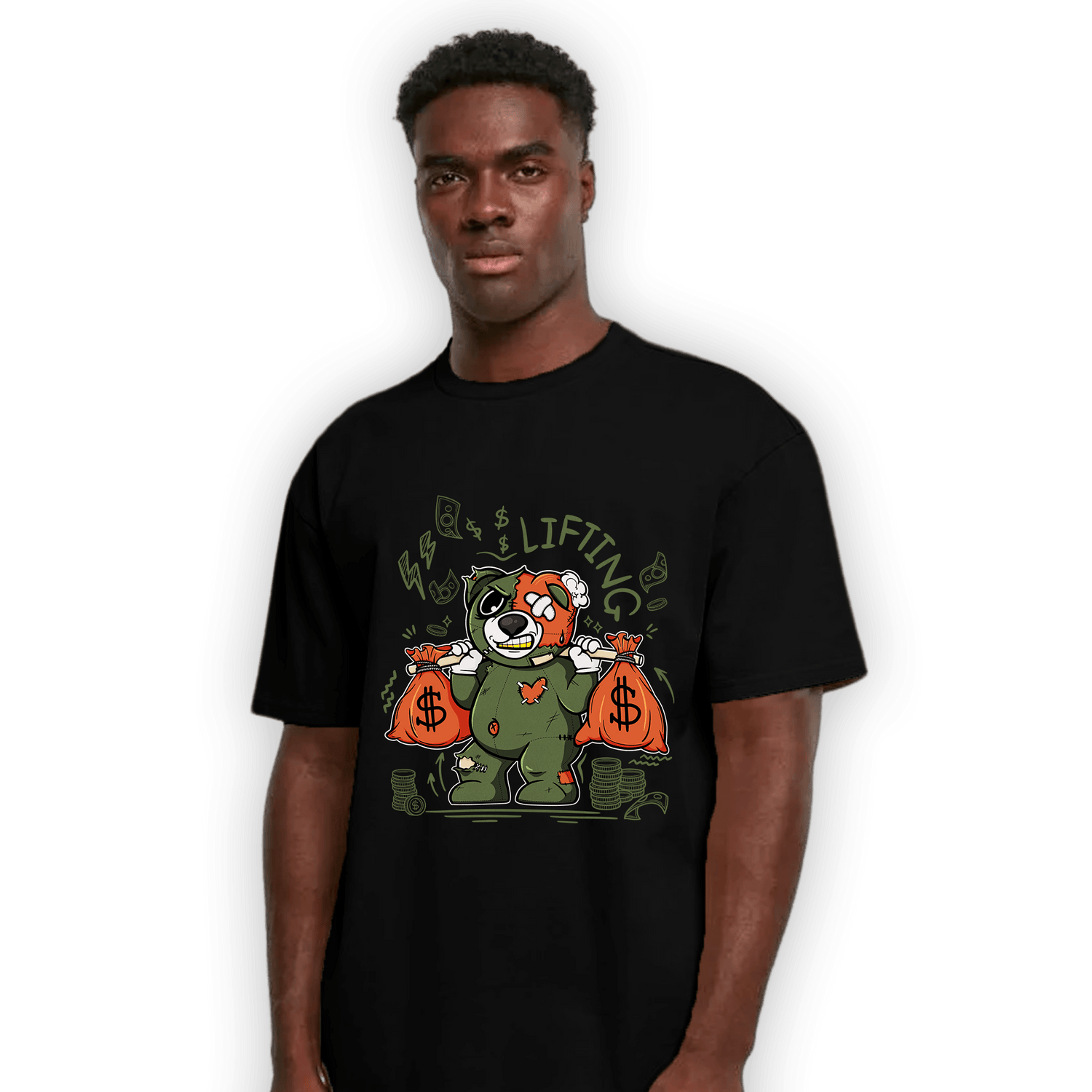 High OG Celadon 1s T Shirt Match Money Lifting BER - NastyJamz