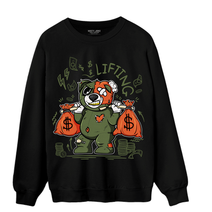 High OG Celadon 1s Sweatshirt Match Money Lifting BER - NastyJamz