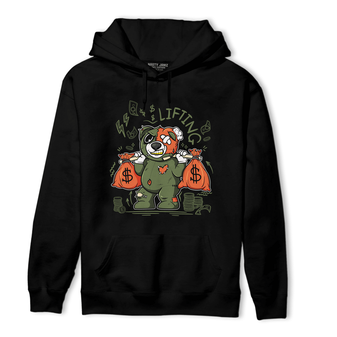 High OG Celadon 1s Hoodie Match Money Lifting BER - NastyJamz