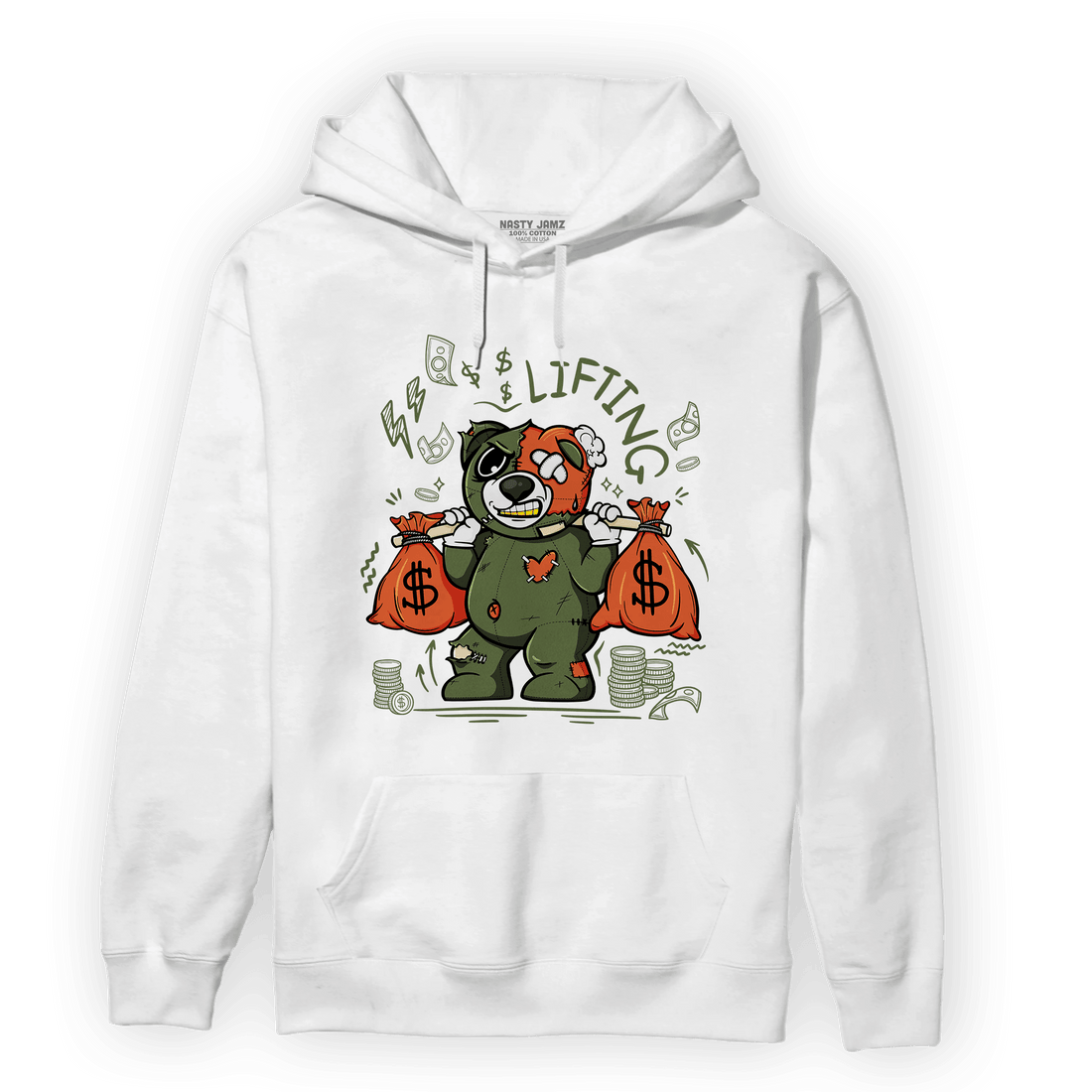 High OG Celadon 1s Hoodie Match Money Lifting BER - NastyJamz