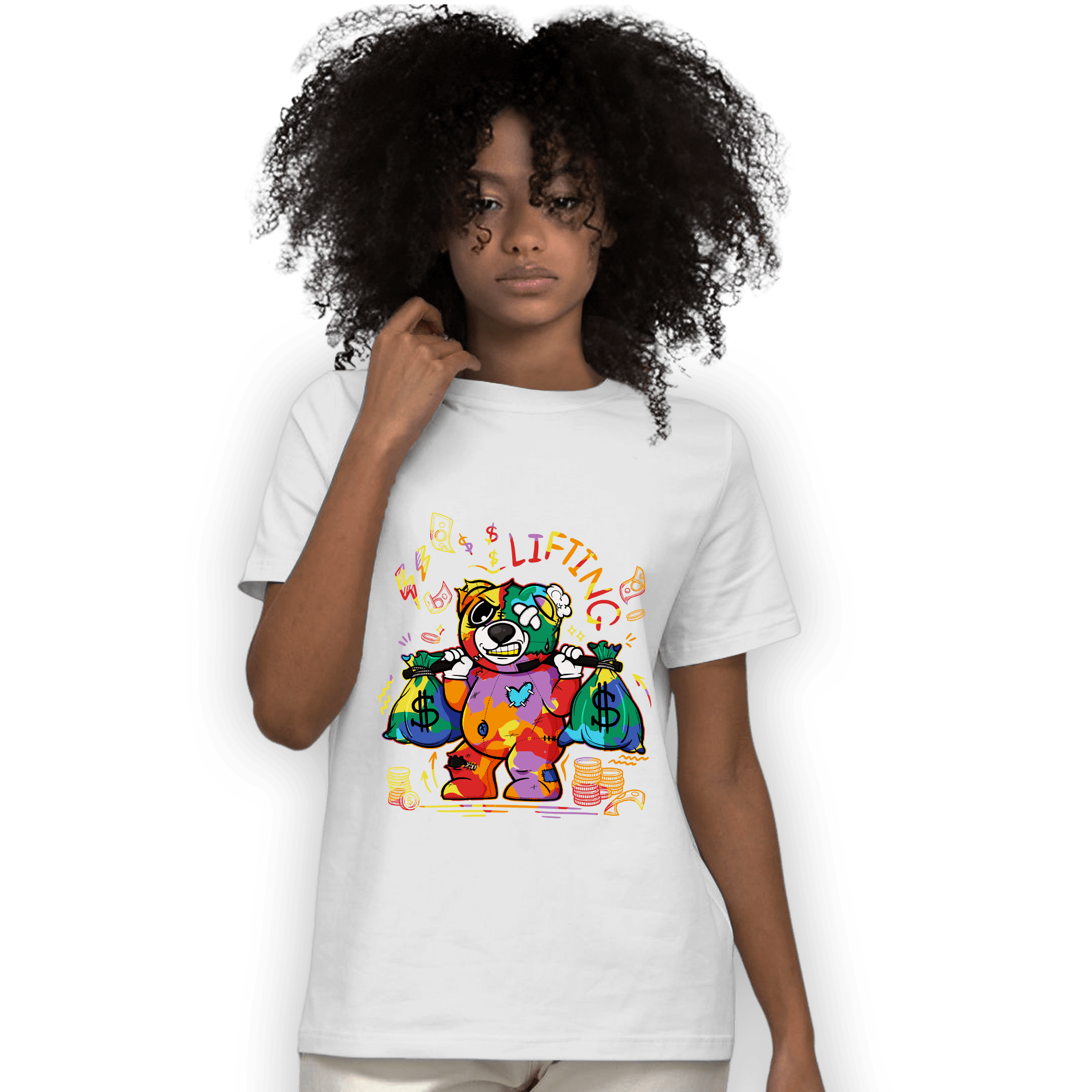 Mid GS Six Championships 1s T Shirt Match Money Lifting BER - NastyJamz