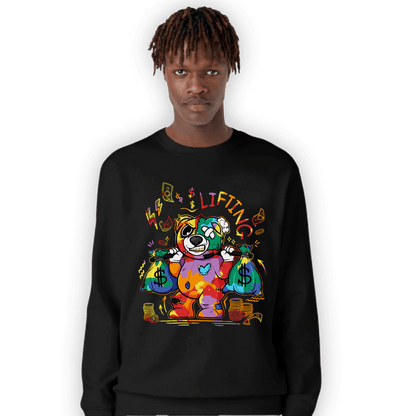 Mid GS Six Championships 1s Sweatshirt Match Money Lifting BER - NastyJamz