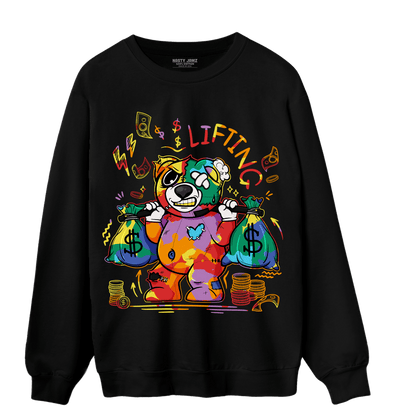 Mid GS Six Championships 1s Sweatshirt Match Money Lifting BER - NastyJamz