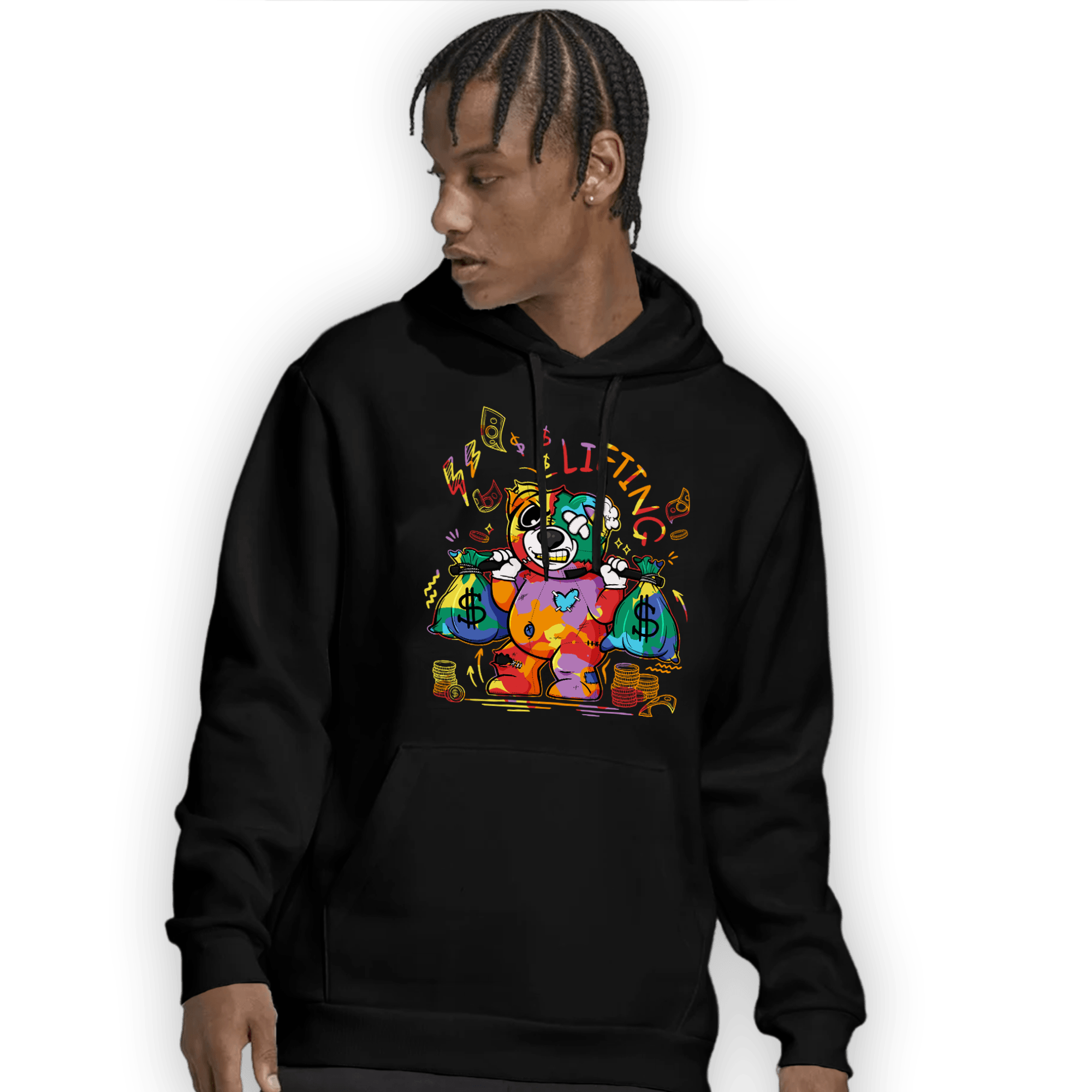 Mid GS Six Championships 1s Hoodie Match Money Lifting BER - NastyJamz