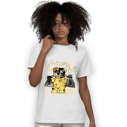 Mid SE Black Gold 1s T Shirt Match Money Lifting BER - NastyJamz