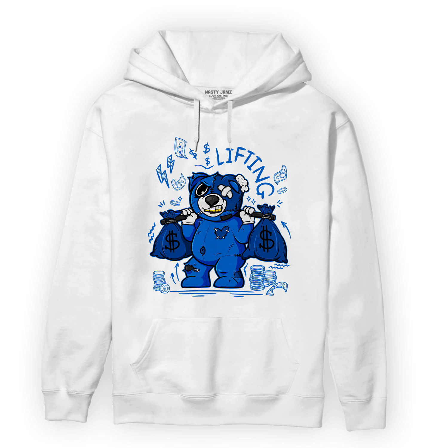 Royal Reimagined 1s Hoodie Match Money Lifting BER - NastyJamz