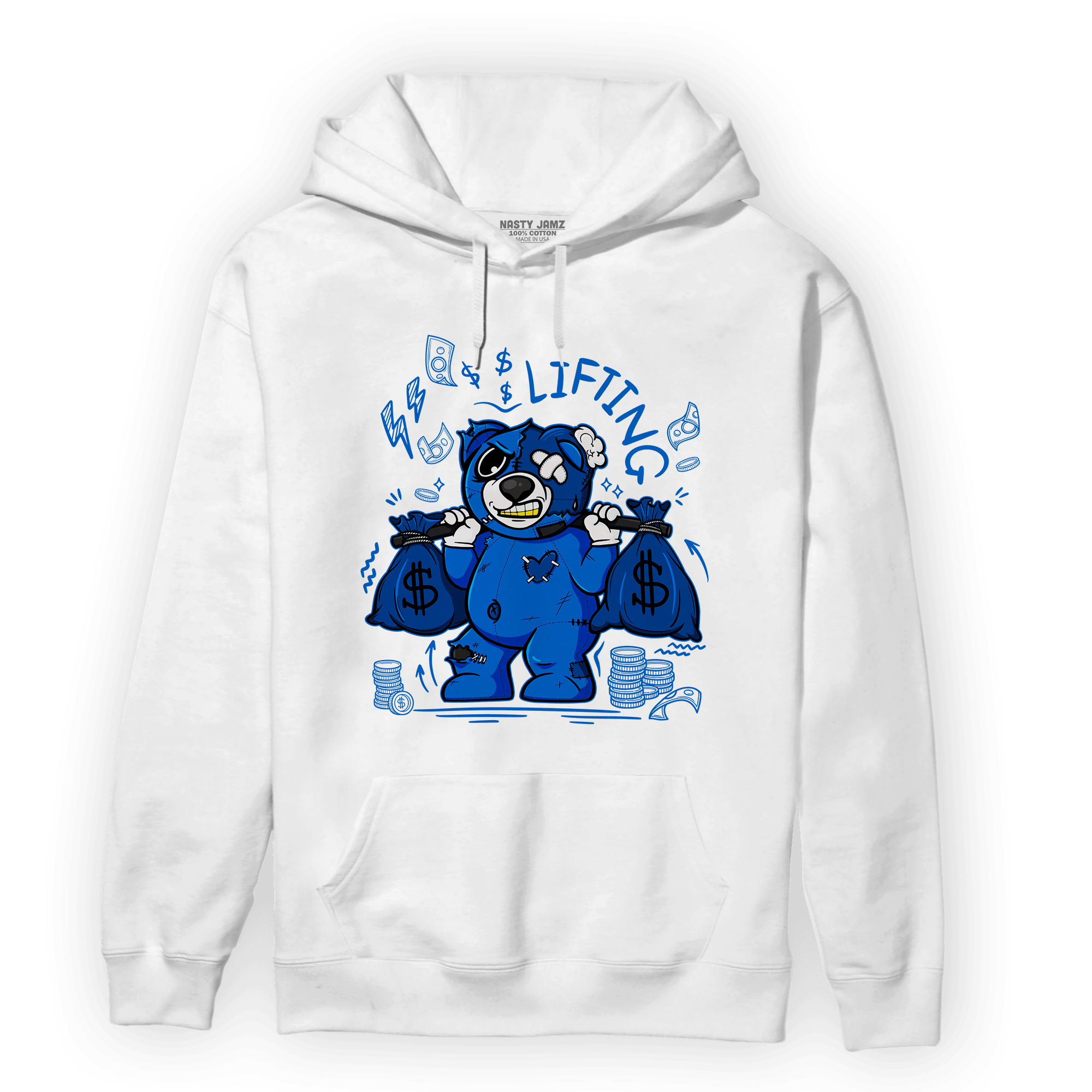 Royal Reimagined 1s Hoodie Match Money Lifting BER - NastyJamz
