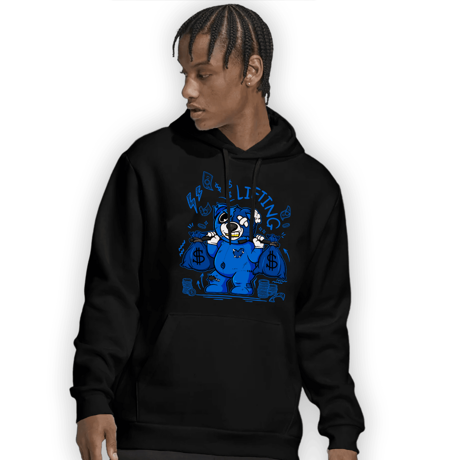 Royal Reimagined 1s Hoodie Match Money Lifting BER - NastyJamz