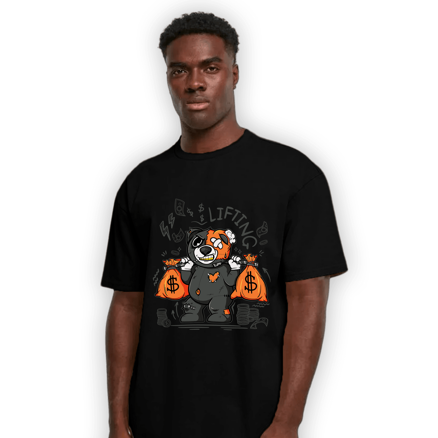 Fear Pack 3s T Shirt Match Money Lifting BER - NastyJamz