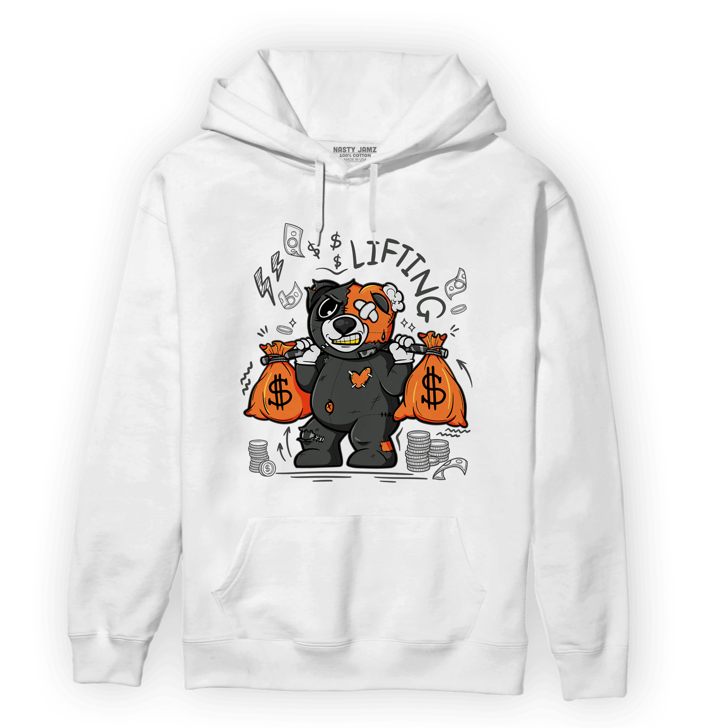 Fear Pack 3s Hoodie Match Money Lifting BER - NastyJamz