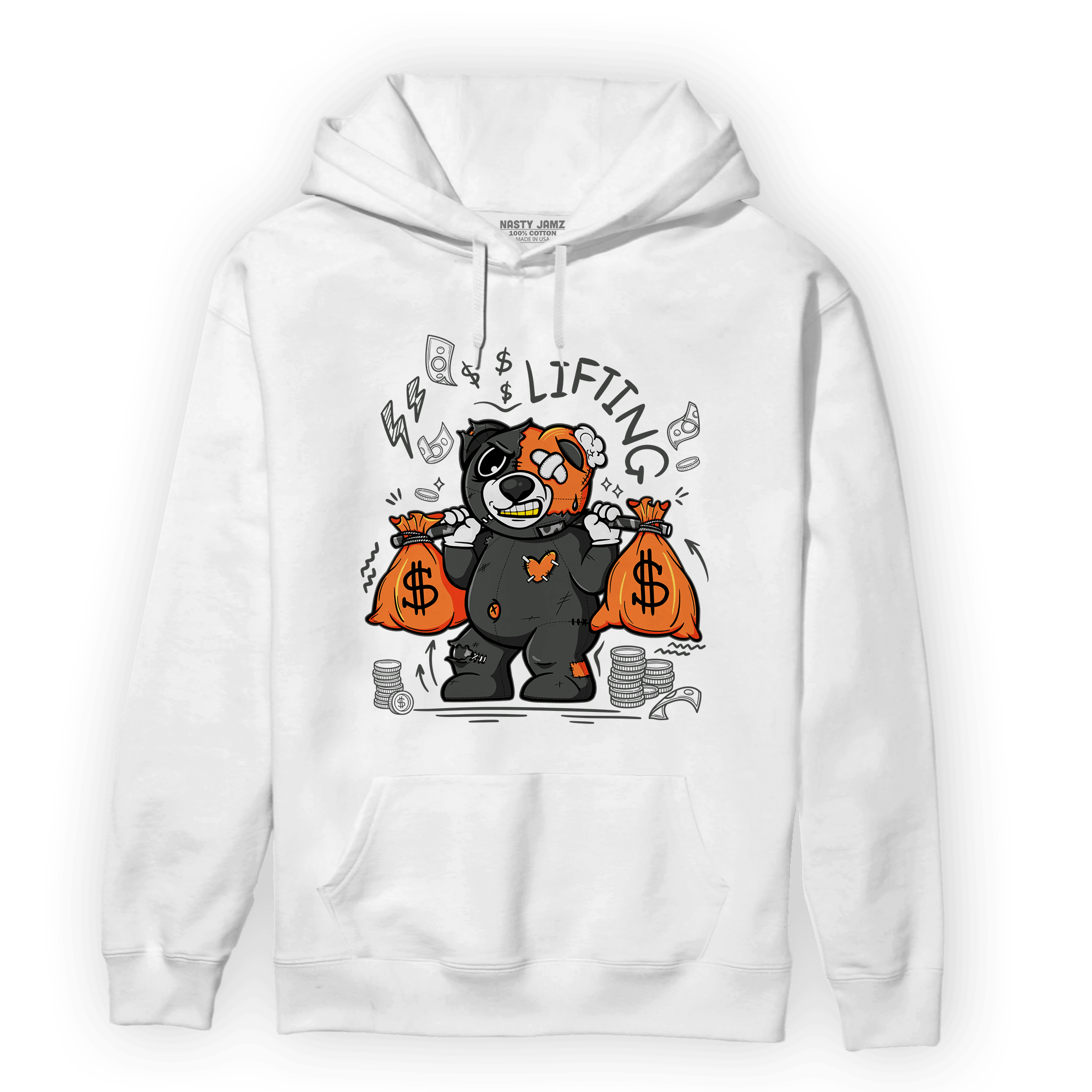 Fear Pack 3s Hoodie Match Money Lifting BER - NastyJamz