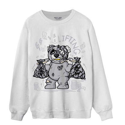 Off Noir 3s Sweatshirt Match Money Lifting BER - NastyJamz