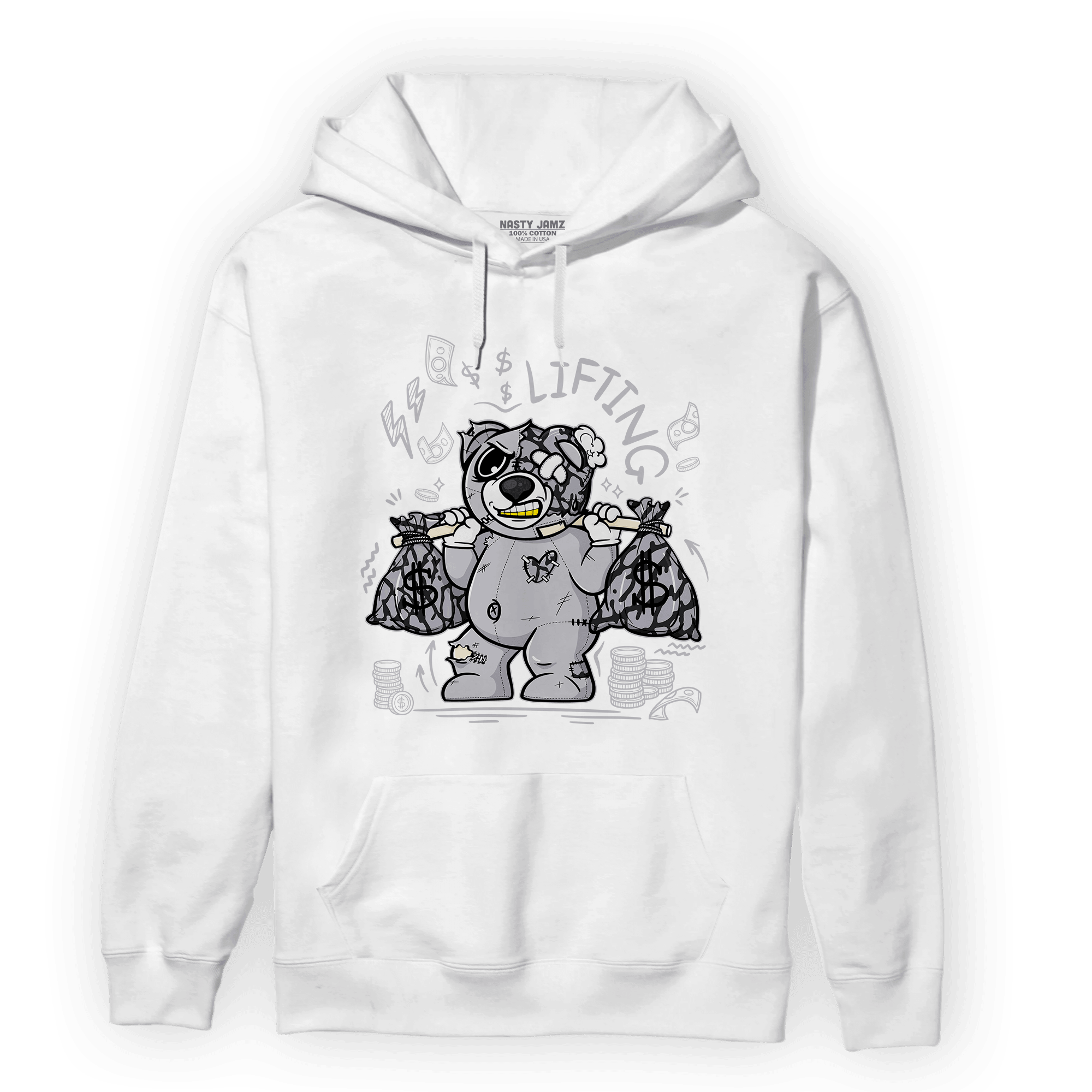 Off Noir 3s Hoodie Match Money Lifting BER - NastyJamz