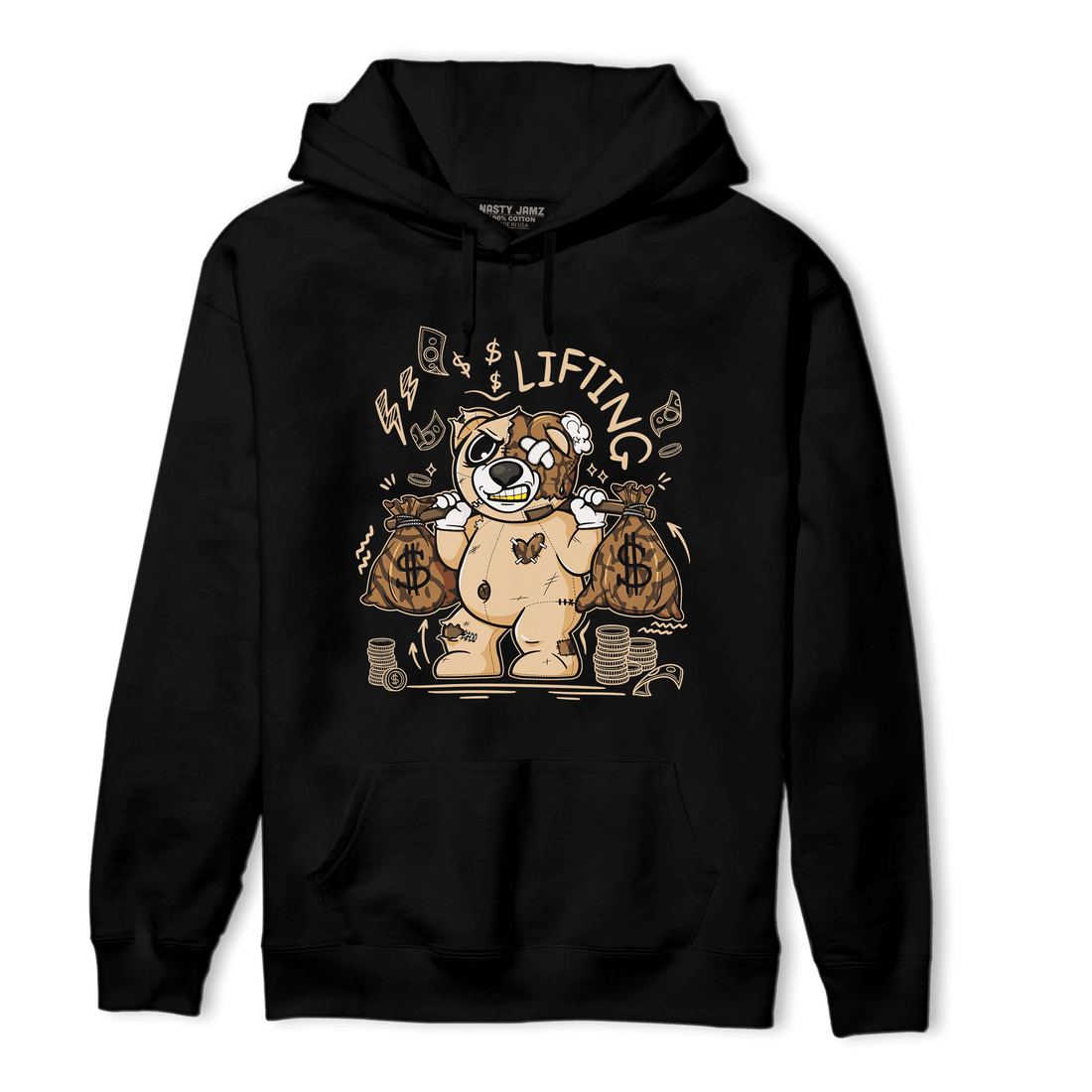 Palomino 3s Hoodie Match Money Lifting BER - NastyJamz
