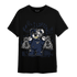 White Navy 3s T Shirt Match Money Lifting BER - NastyJamz