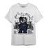 White Navy 3s T Shirt Match Money Lifting BER - NastyJamz