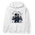 White Navy 3s Hoodie Match Money Lifting BER - NastyJamz