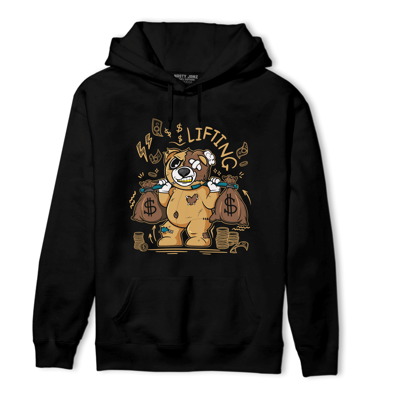 Cacao Wow 4s Hoodie Match Money Lifting BER - NastyJamz