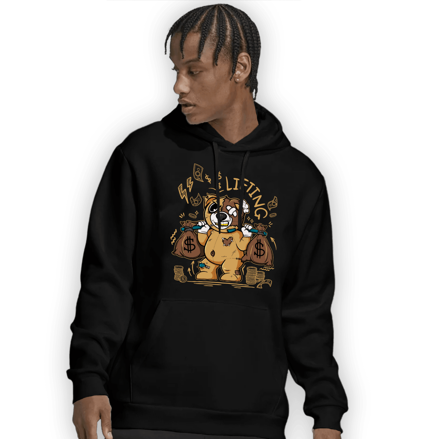 Cacao Wow 4s Hoodie Match Money Lifting BER - NastyJamz