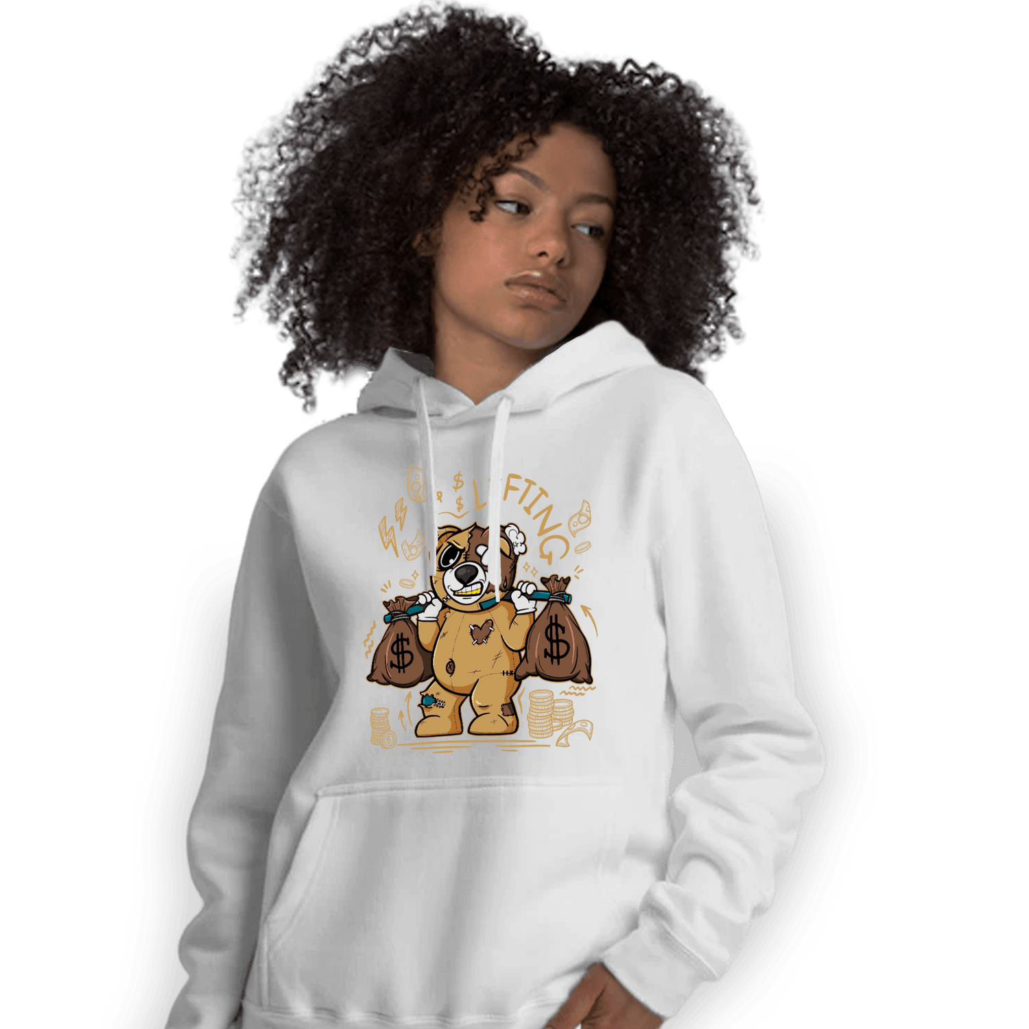 Cacao Wow 4s Hoodie Match Money Lifting BER - NastyJamz