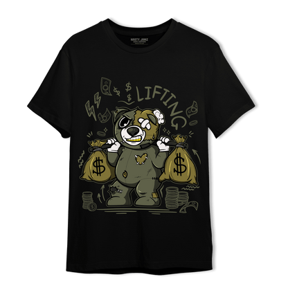 SE Craft Medium Olive 4s T Shirt Match Money Lifting BER - NastyJamz