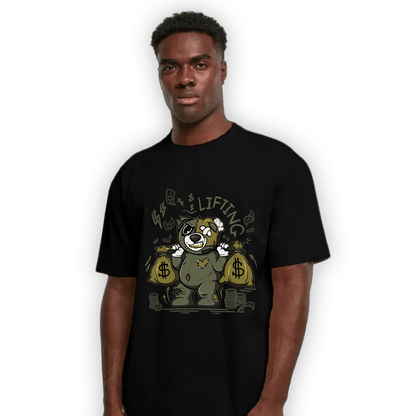 SE Craft Medium Olive 4s T Shirt Match Money Lifting BER - NastyJamz