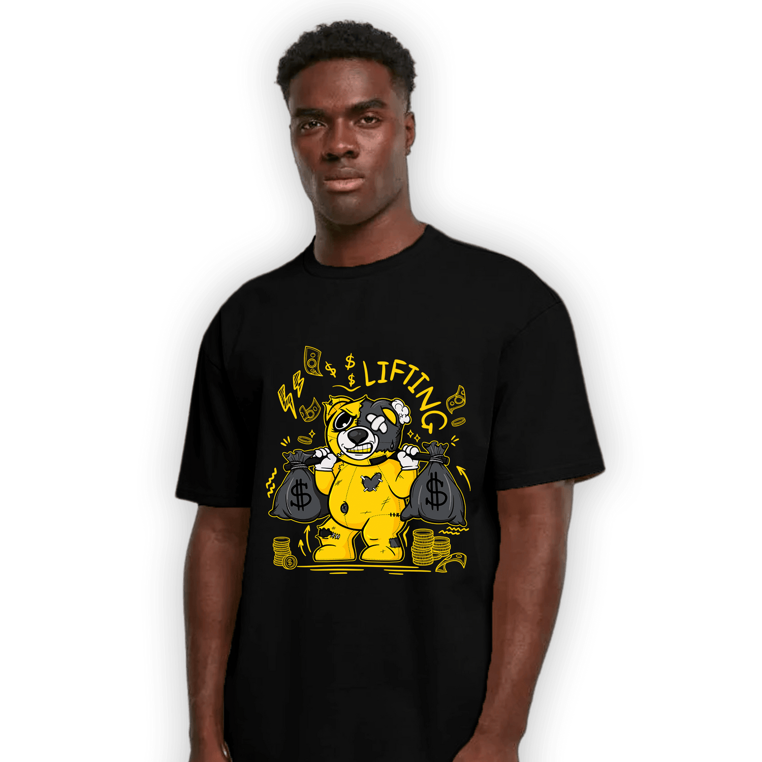 Thunder 4s T Shirt Match Money Lifting BER - NastyJamz