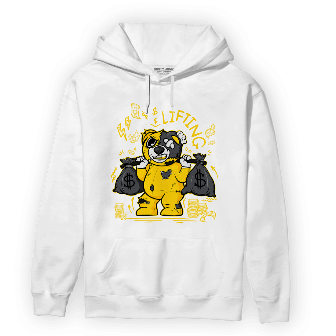 Thunder 4s Hoodie Match Money Lifting BER - NastyJamz