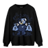 Midnight Navy 5s Sweatshirt Match Money Lifting BER - NastyJamz
