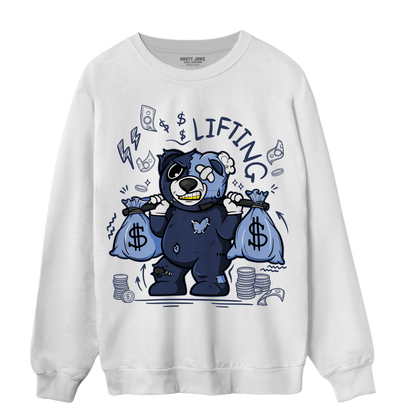Midnight Navy 5s Sweatshirt Match Money Lifting BER - NastyJamz