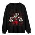 Plaid 5s Sweatshirt Match Money Lifting BER - NastyJamz