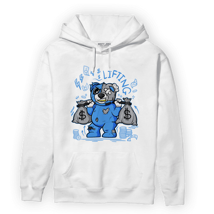 University Blue 5s Hoodie Match Money Lifting BER - NastyJamz